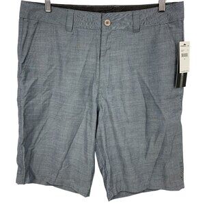 ONeill Mens Hybrid Boardwalk Shorts 33 Blue Lightweight Comfortable Durable New